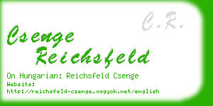 csenge reichsfeld business card